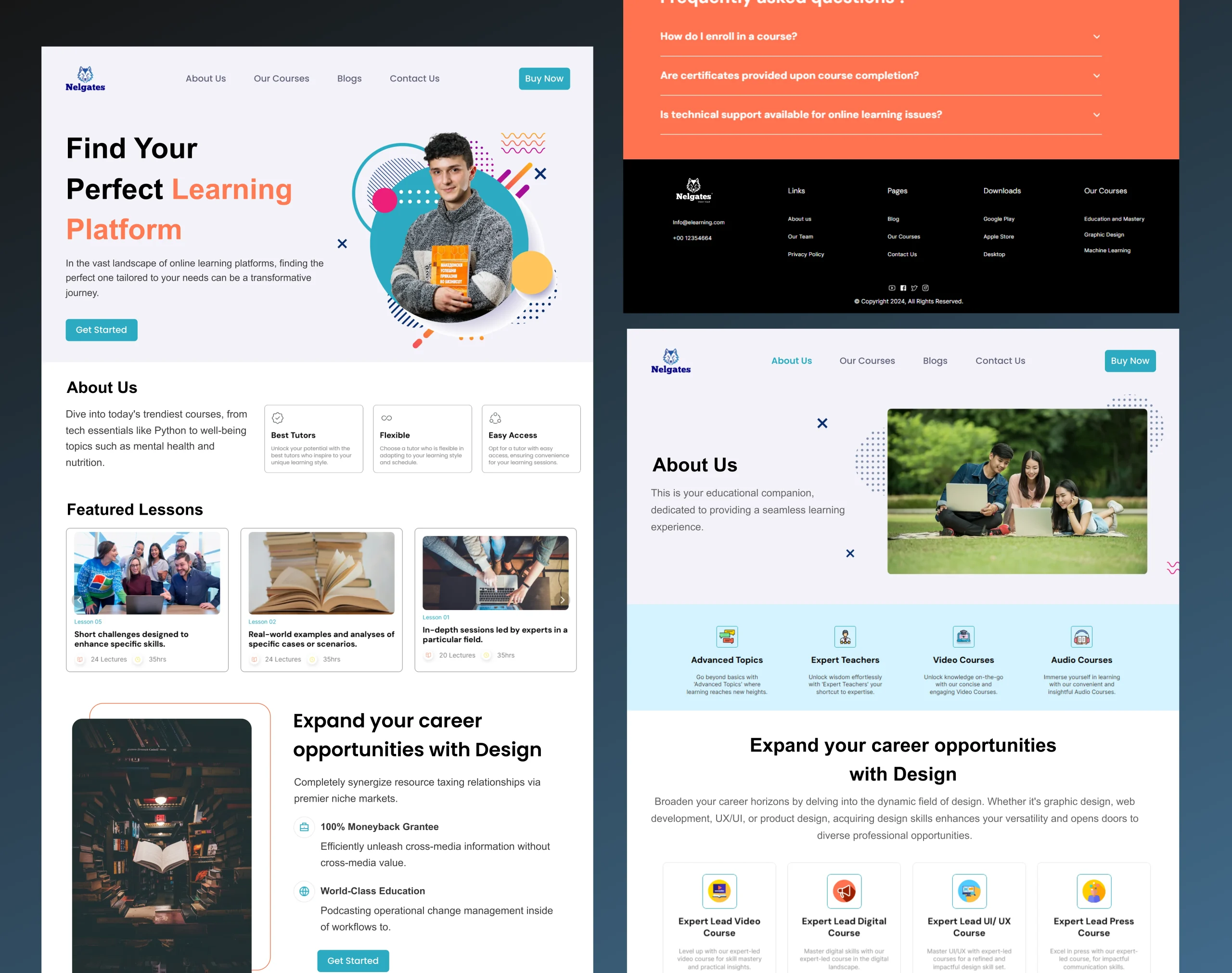 Learning Platform Website
