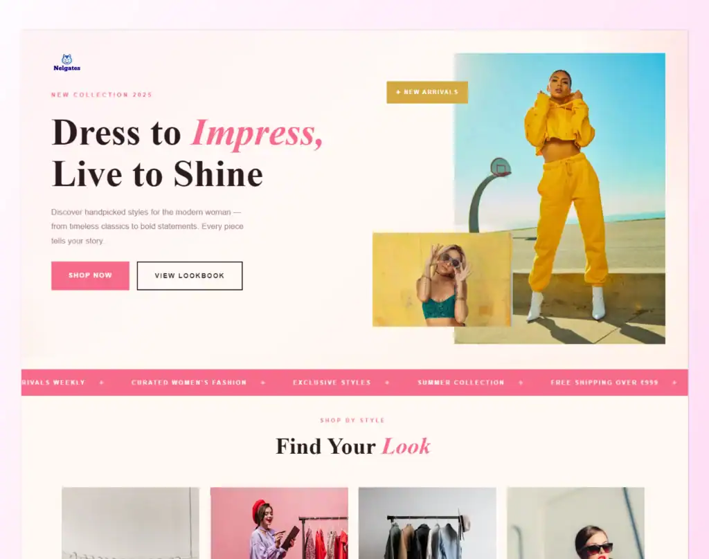 fashion ecommerce website design coimbatore
