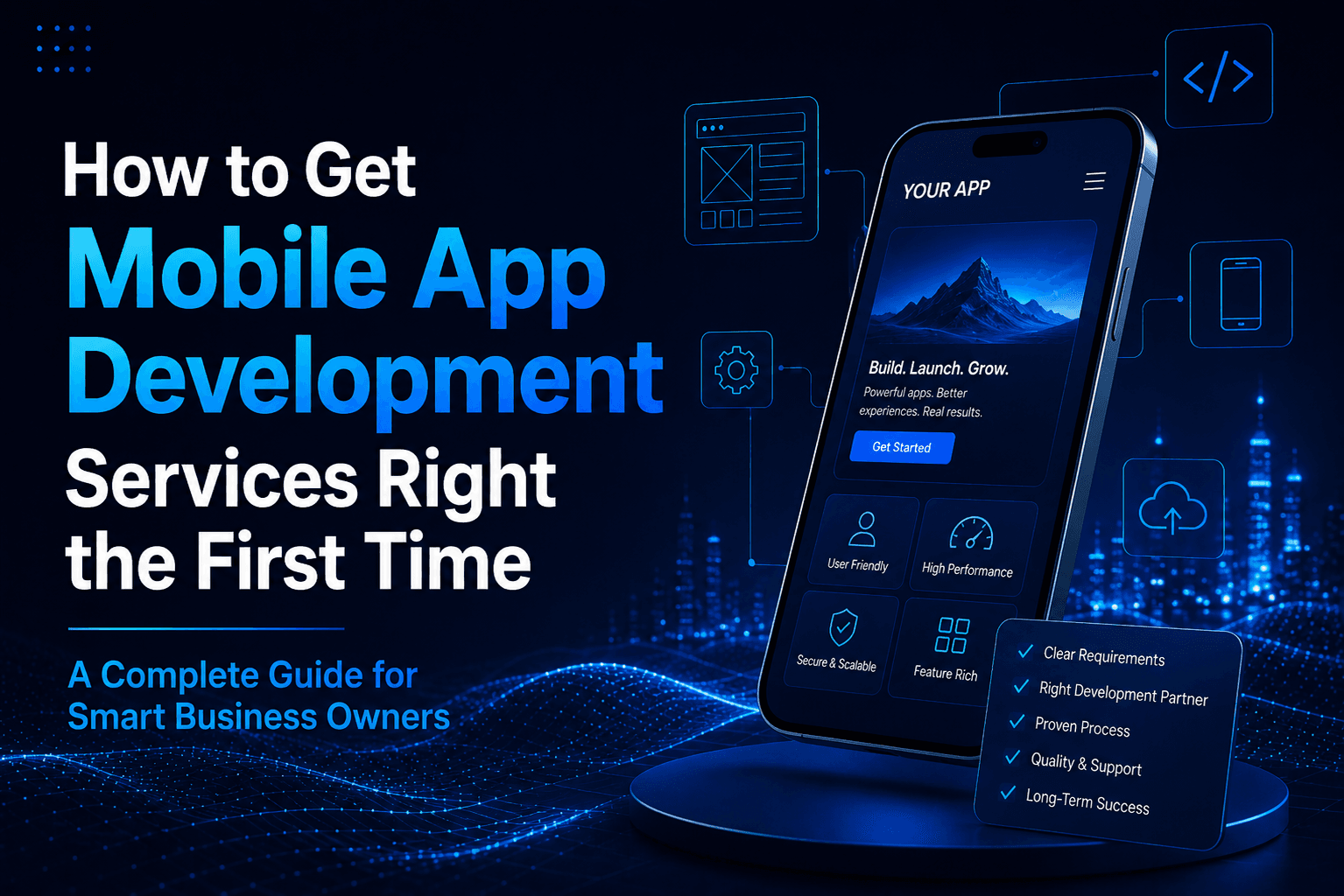 How to get mobile app development services